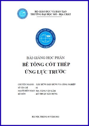 bê tông cốt thép ứng lực trước