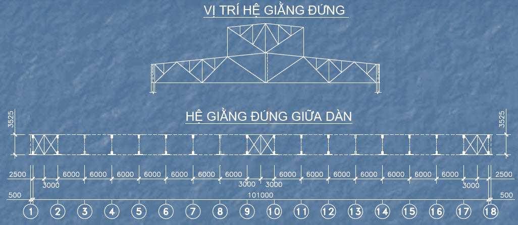 hệ giằng đứng