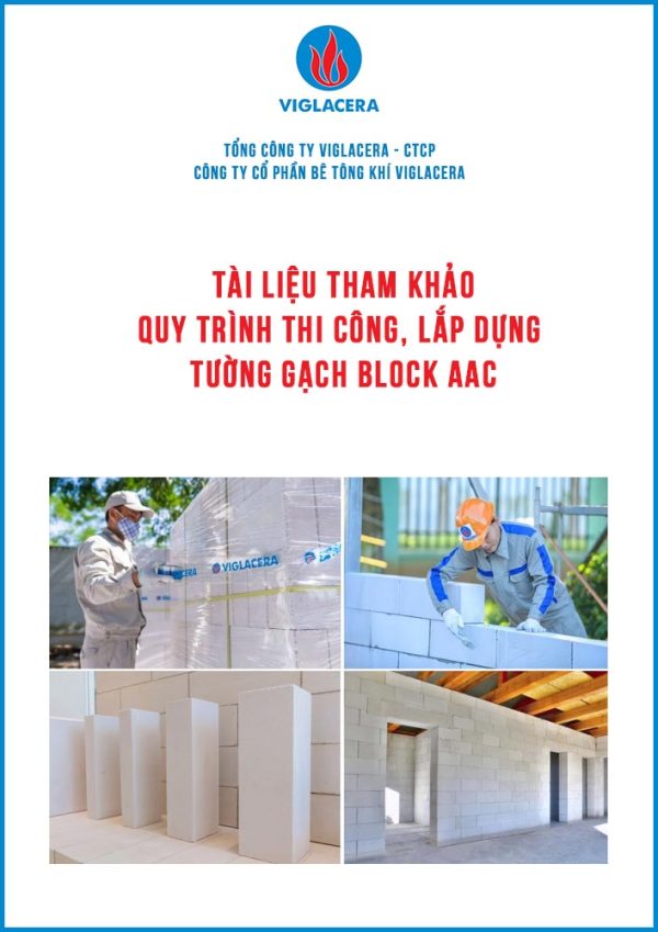 Quy trình thi công, lắp dựng tường gạch BLOCK AAC